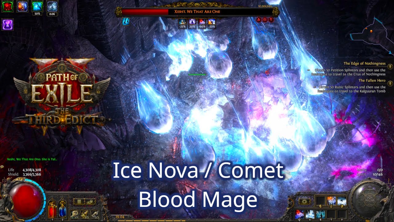 COLD BLOODMAGE DESTROYS ENDGAME! Ice Nova + Comet Witch Build &ndash; PoE2 0.3 The Third Edict
