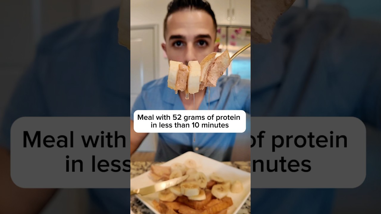Healthy Recipe with 52 grams of Protein  in Under 10 Minutes | #shorts #shortvideo #food