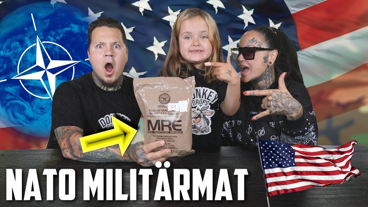 Testar NATO Militärmat - Amerikansk MRE