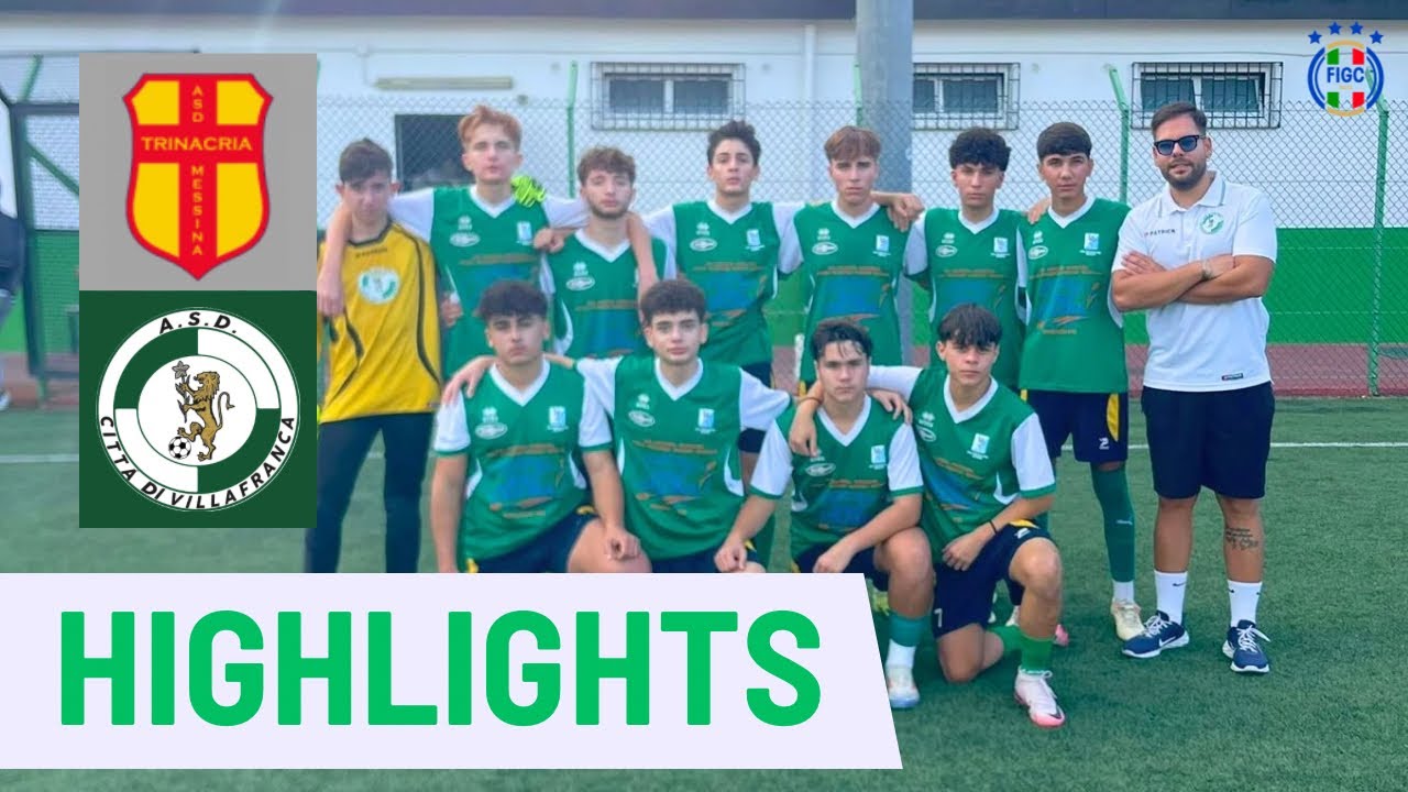 Highlights Trinacria vs Città di Villafranca (1ª giornata - Allievi Provinciali U17 girone A)