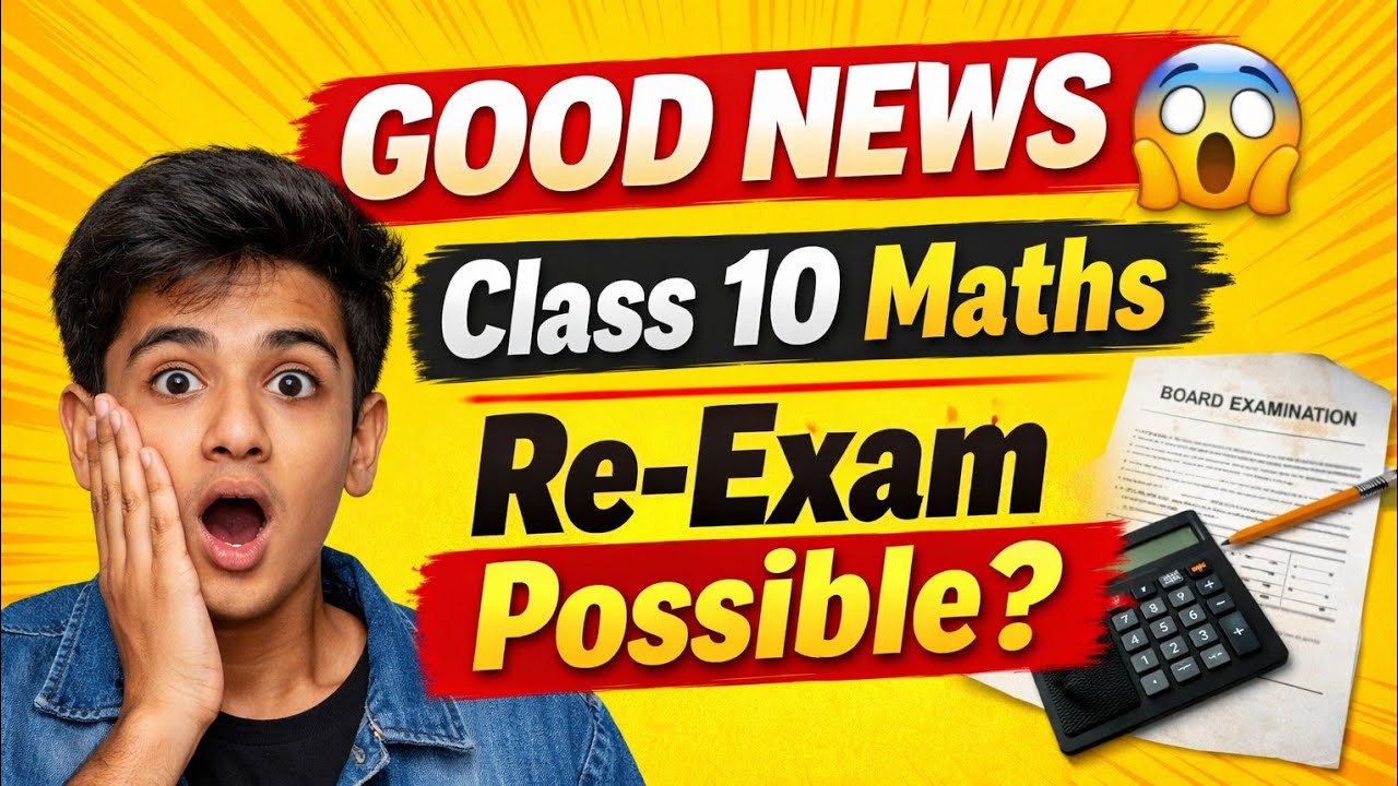 good news for class 10 mathematic re-exam may be possible really hard or not