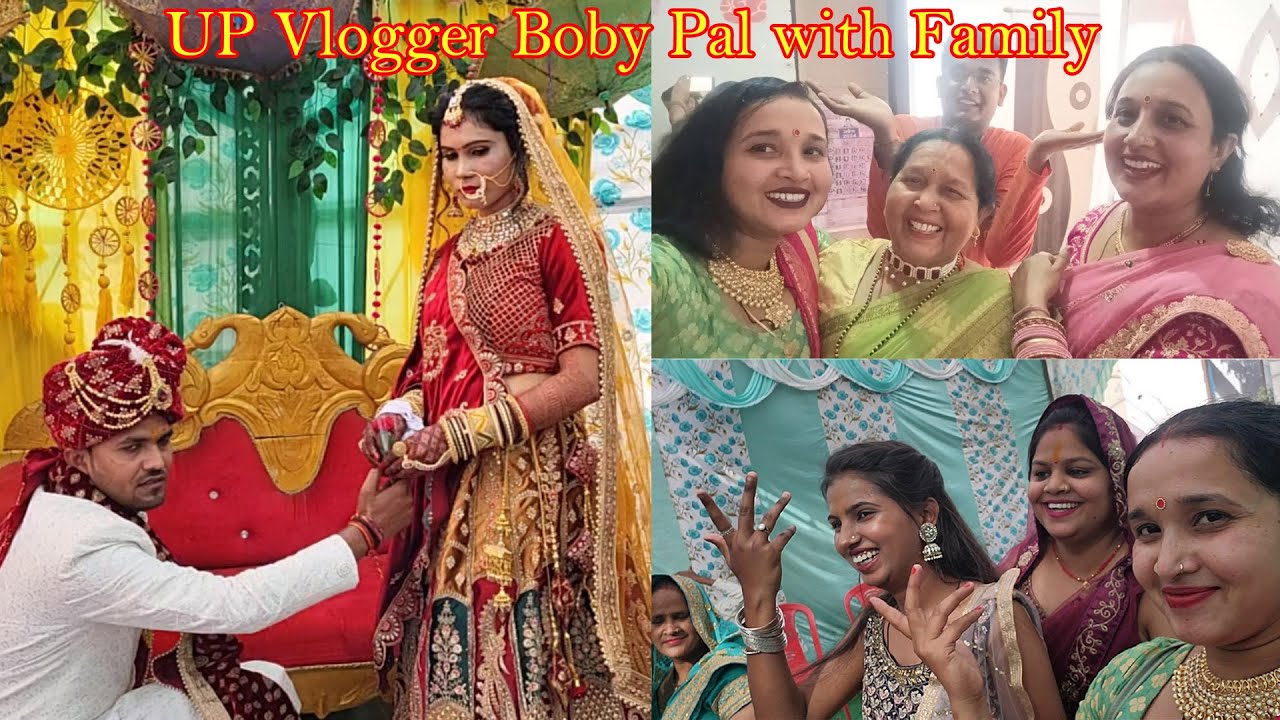 Family se Saath ki shadi enjoy | Jija aur sali ki comedy | Indian wedding vlog with boby pal family