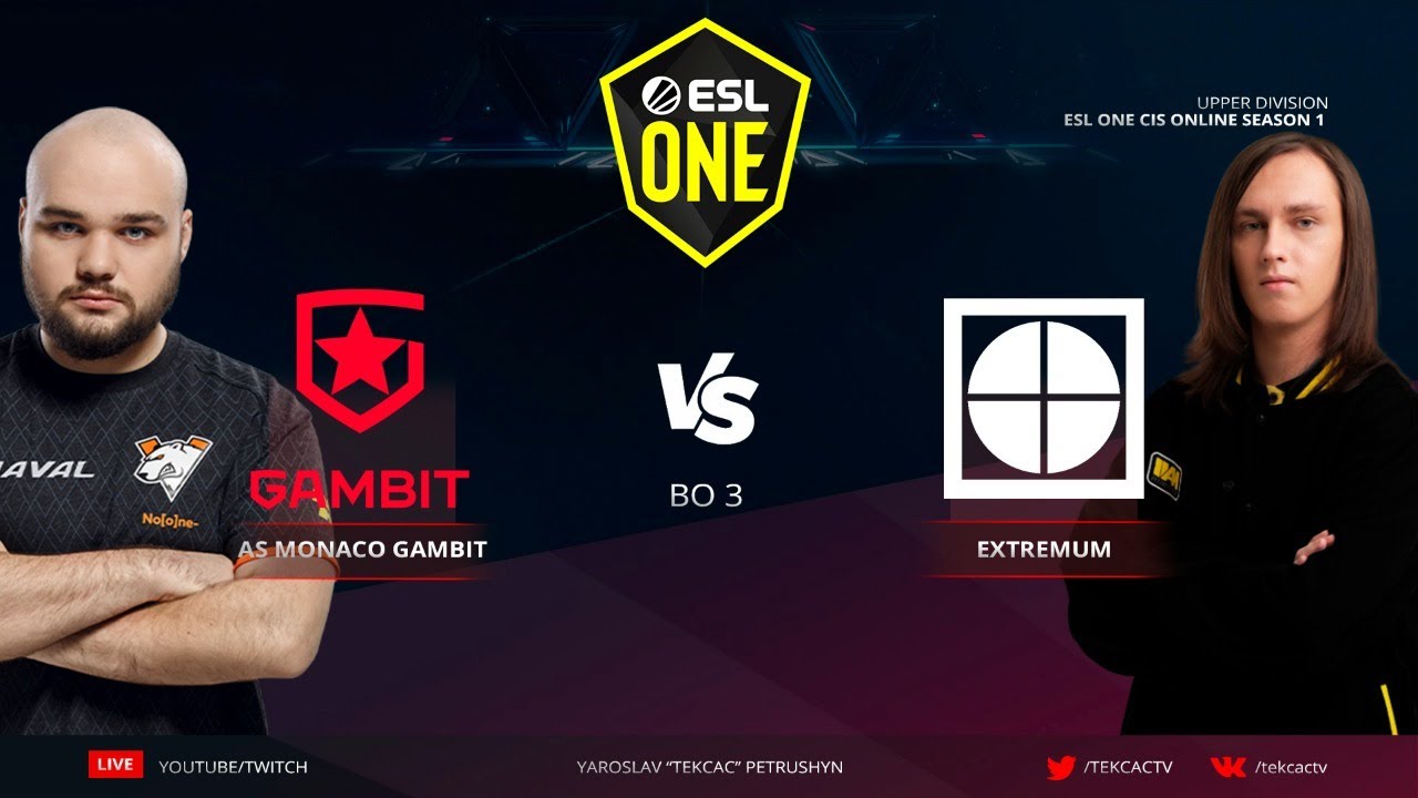 🔴[RU] ASM Gambit vs EXTREMUM | bo3 | ESL One CIS Online Season 1