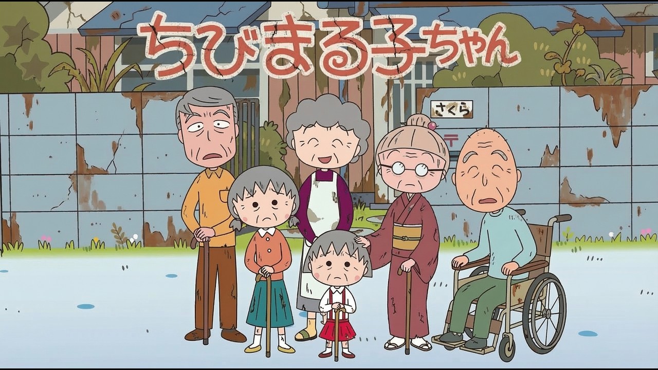 ちびまる子ちゃんのキャラクターの〇〇年後の姿が絶望的だった