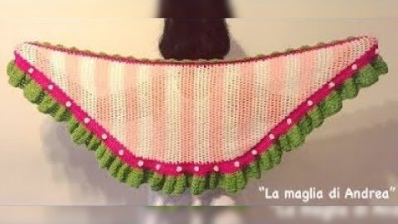 Chal crochet - primera parte- Cambio de color