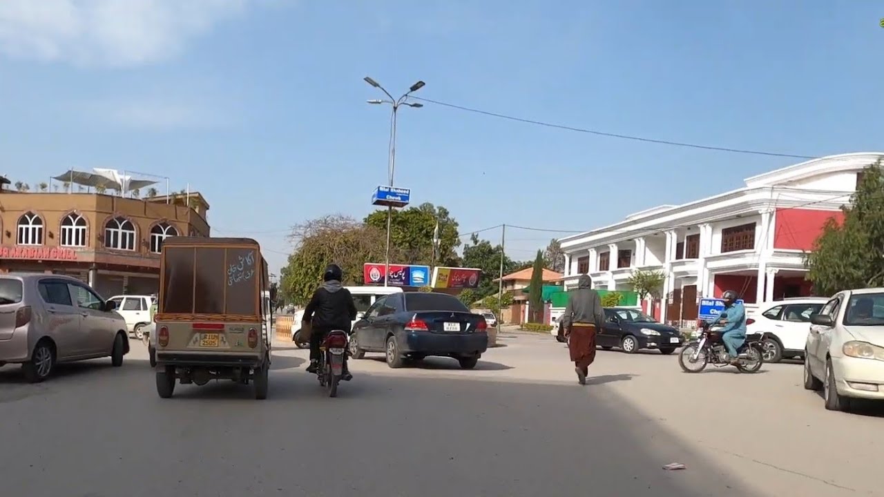 [4K] Rawalpindi City - Chaklala Scheme 3 Jhanda Chichi China Market Pakistan