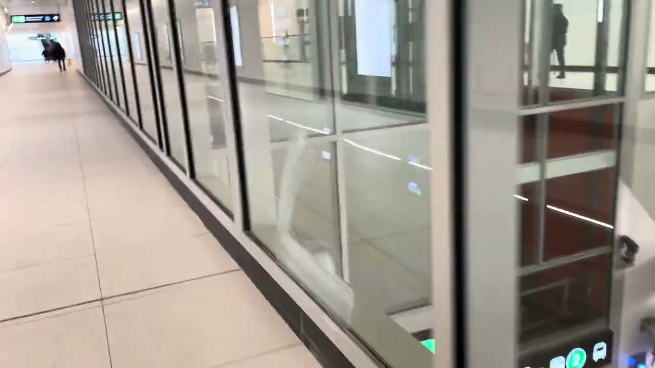 Video from Sunday to opening day of the cross town, elevator and a walk-through of Kennedy station.￼