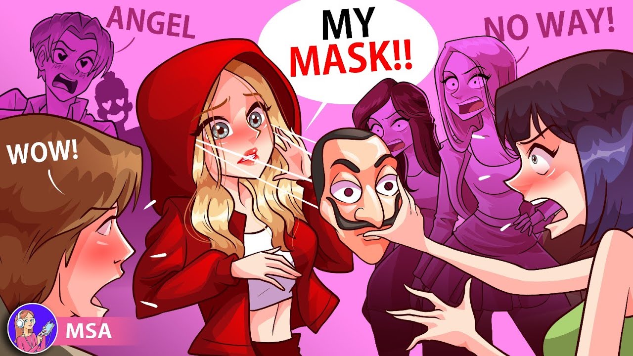 No One Knew I Am The Prettiest Girl, Until I Removed My Mask