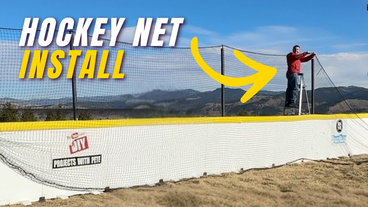 DIY HOCKEY RINK NETTING - SAVE BIG!