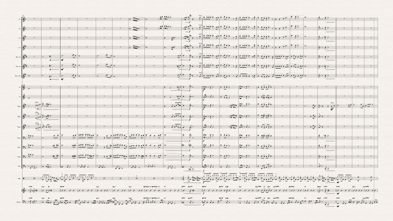 TE ENCONTRAR | Gerson Cardozo [ Partitura para Big Band/Banda Mista ] 👇PARTITURA PDF👇