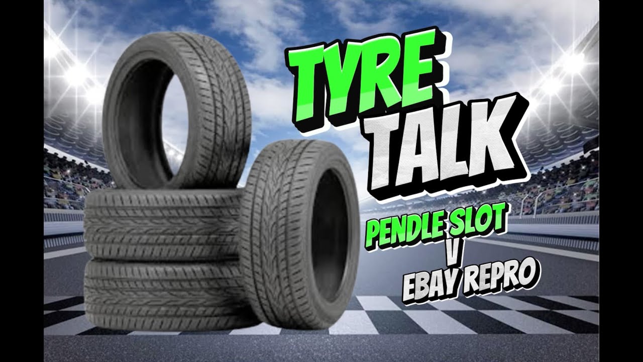Classic Scalextric tyre testing between Pendle Slot and Ebay Repro