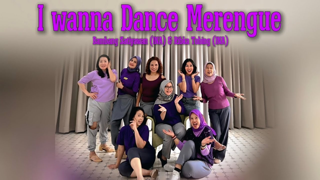 I WANNA DANCE MERENGUE - Line Dance ( Bambang Satiyawan, INA & Ribka Tobing, INA )