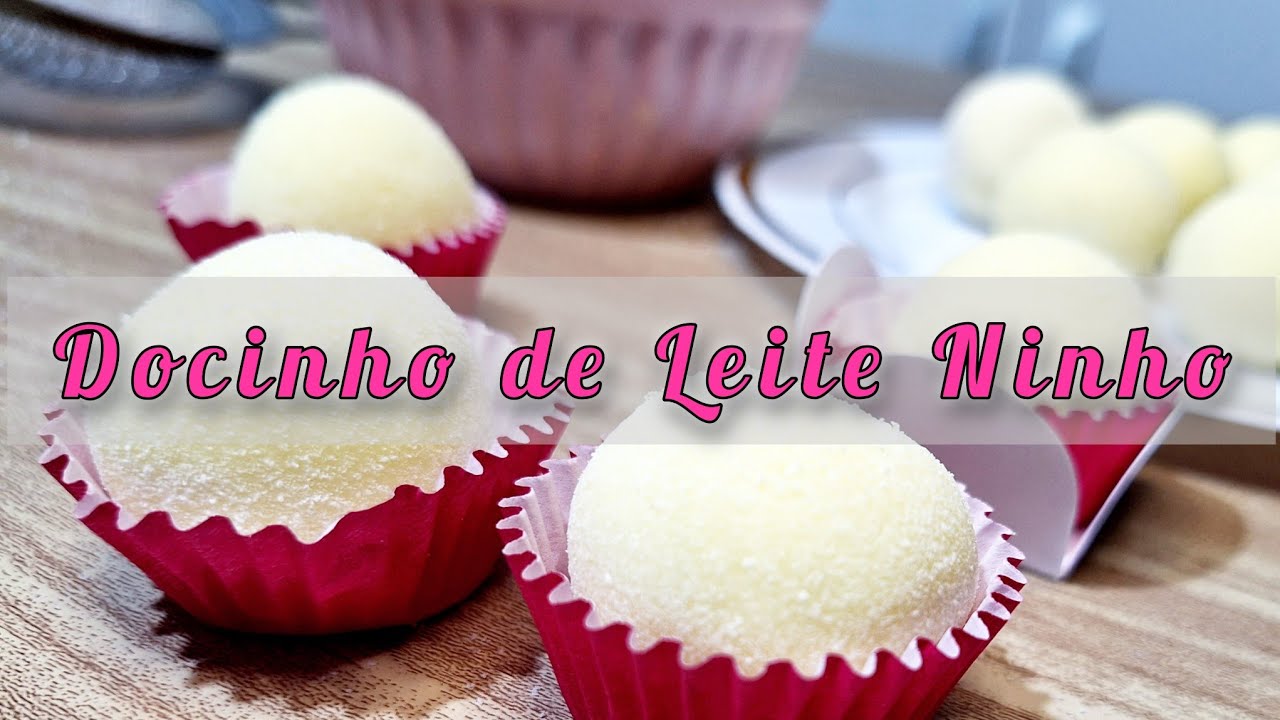 Docinho de Leite Ninho | 2 Ingredientes |  Não vai ao fogo