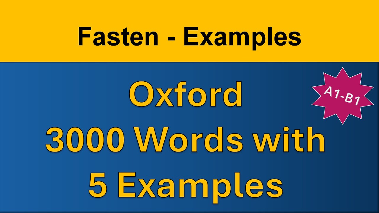 Fasten - Examples