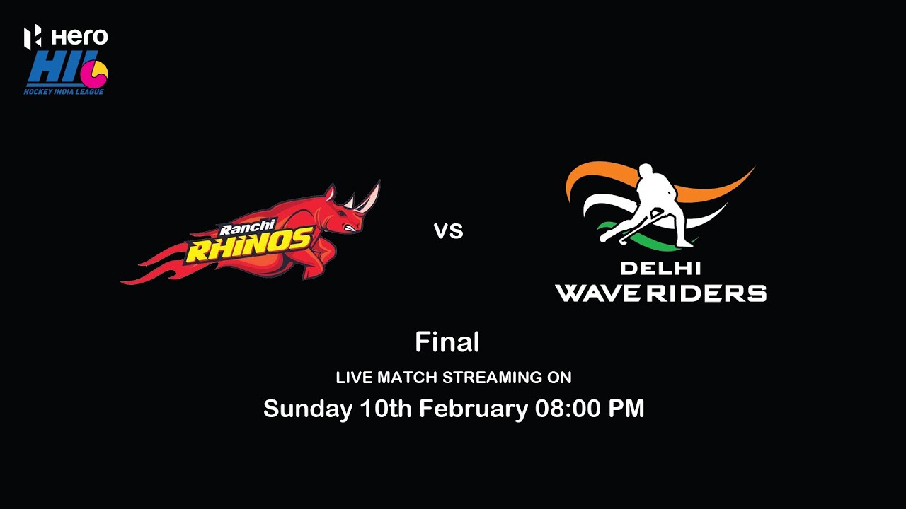 Full Match | Ranchi Rhinos Vs Delhi Waveriders | 10th February | 8:11 PM IST | HIL 2013