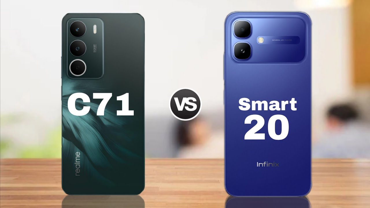 Realme C71 против Infinix Smart 20