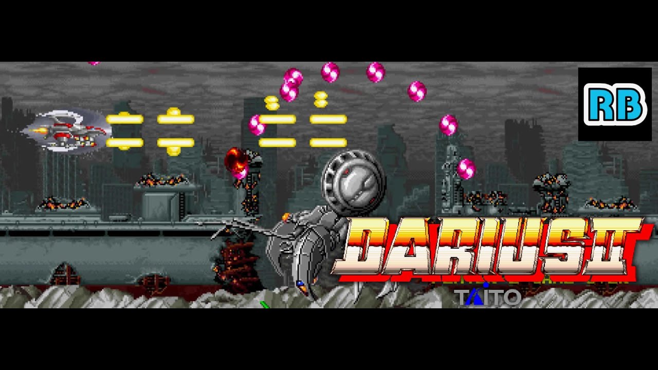 1989 [60fps] Darius II A-C-E-I-M-S-Y Nomiss ALL (dual screen)