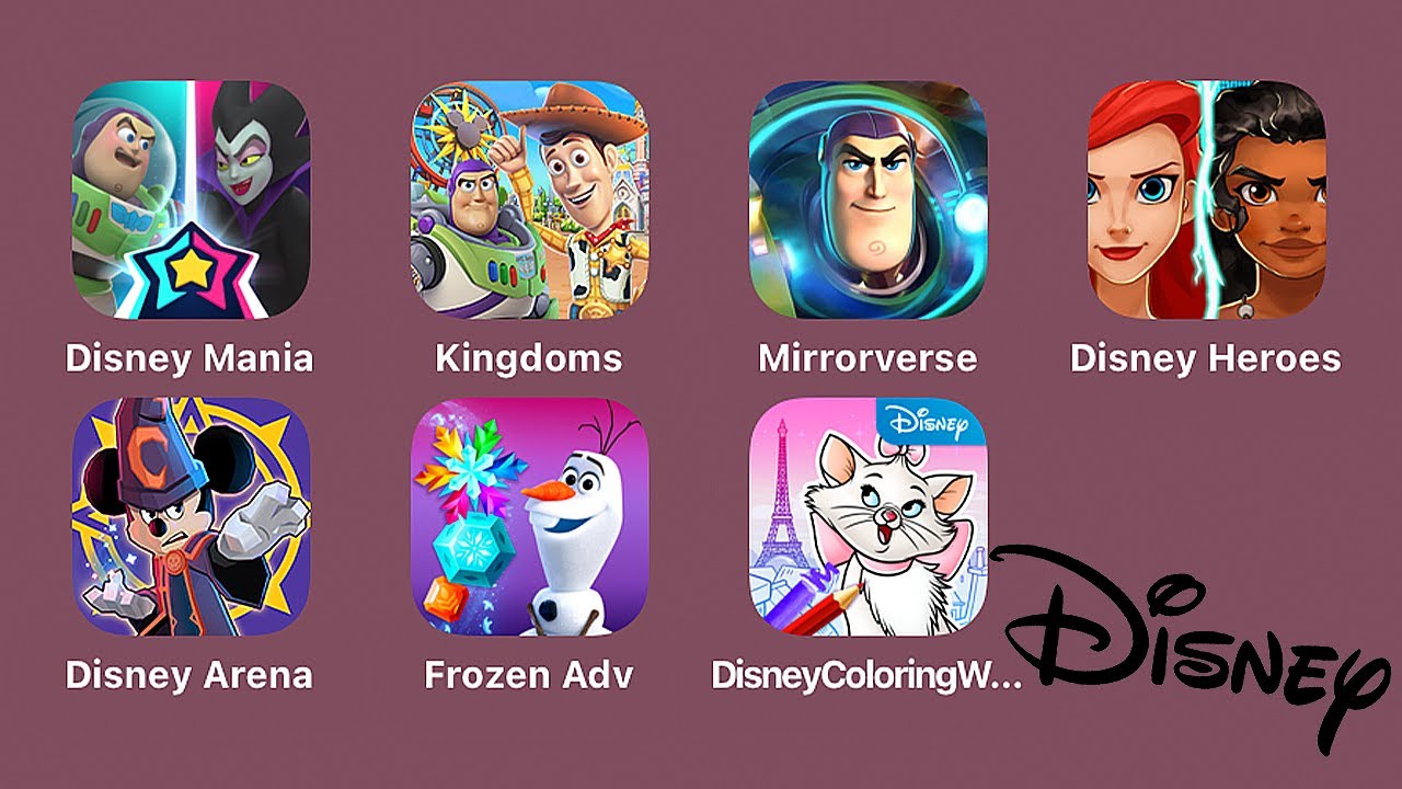 Disney Melee Mania,Magic Kingdoms,Disney Mirrorverse,Heroes Battle Mode,Sorcerer's Arena,Frozen Adv