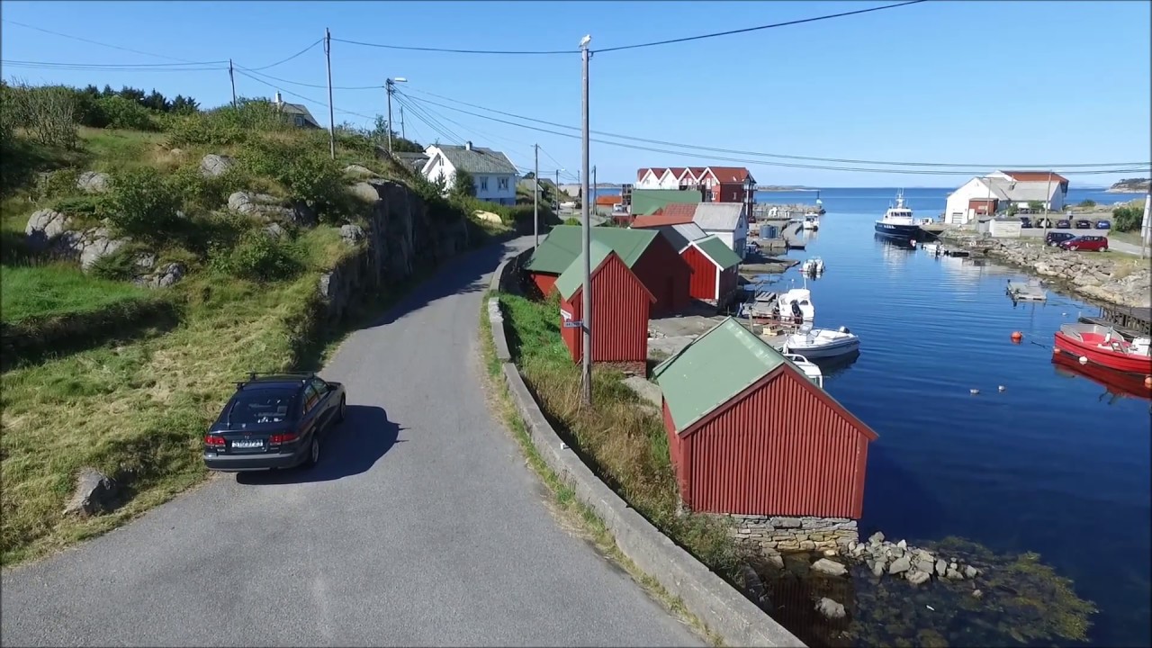 Hellesøy i Øygarden from air. Dji Phantom 3