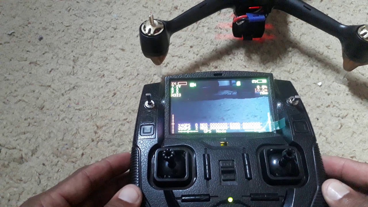 Alterando frequência da câmera hubsan 501s.