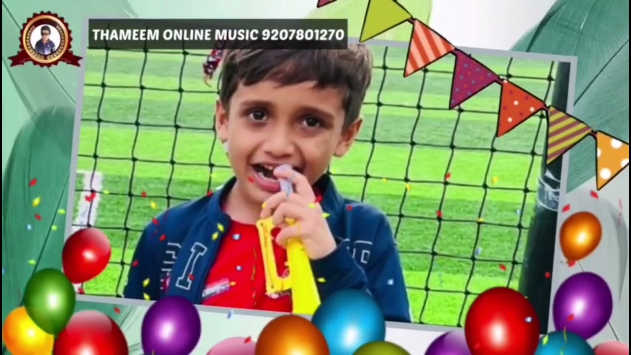 RABEEH BIRTHDAY SONG|ACHU PALAKKUNNU|THAMEEM ONLINE MUSIC|9207801270|