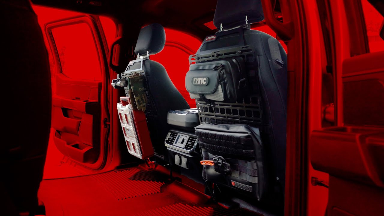 Установка спинки сиденья F-150 с системой MOLLE + комплектация