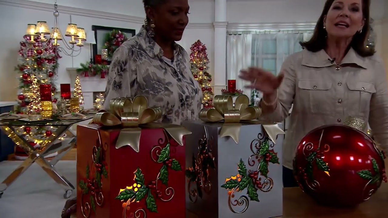 Indoor/Outdoor Flickering Flame Holiday Decor By Valerie on QVC
