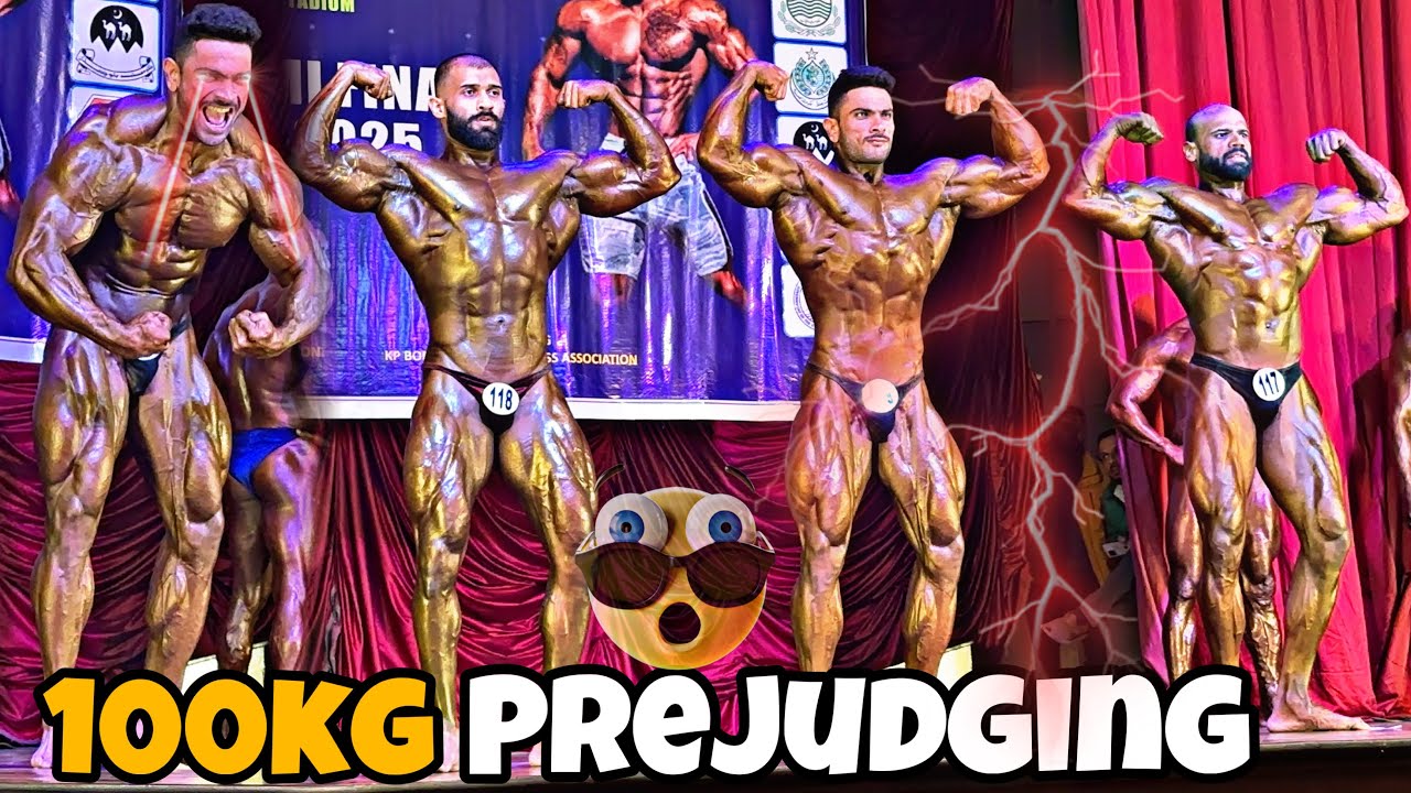Mr Pakistan 2025 🥰 100kg Class Prejudging Comparison 🔥