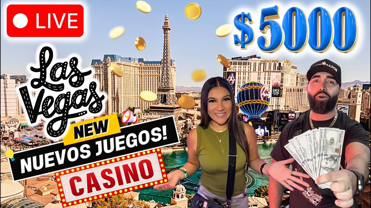 🔴EN VIVO DESDE LAS VEGAS! EN BUSCA DE MAQUINAS NUEVAS EN EL CASINO Y VAMOS POR UN JACKPOT!