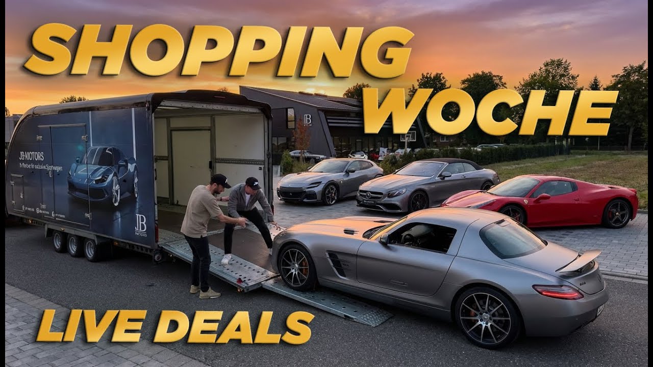 Wohin mit all den neuen Autos? 😅 Supercar Shopping Week bei JB-Motors