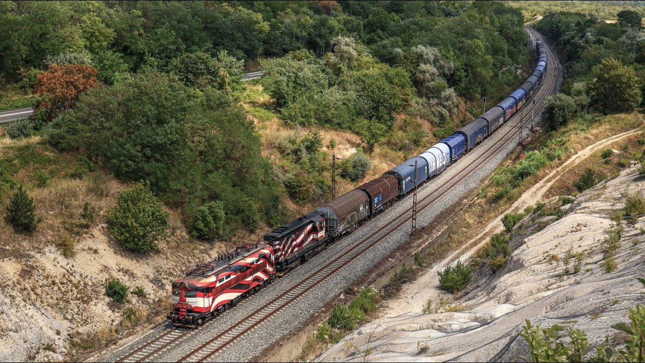 Szár tehervonat forgalom🚆Szár freight train traffic / Szár Verkehr von Güterzügen