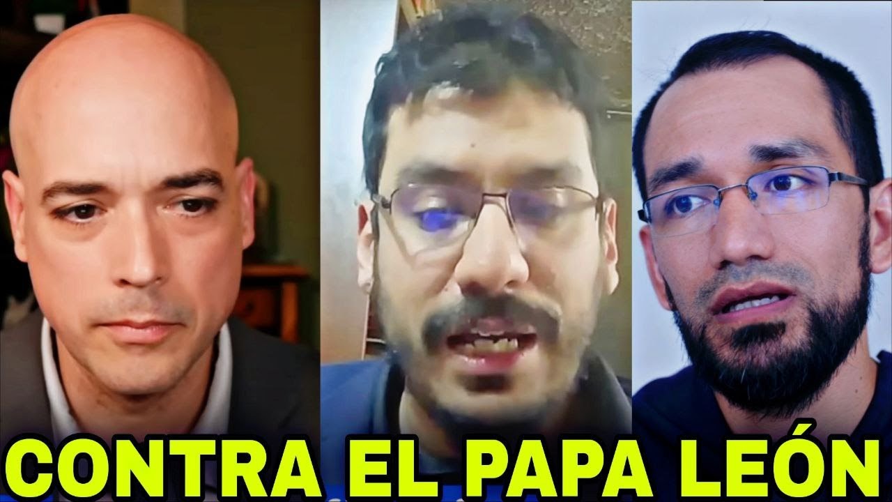 Papa León NO es católico pleno 🔺Luis Román y César Félix 👉Sacerdote reacciona