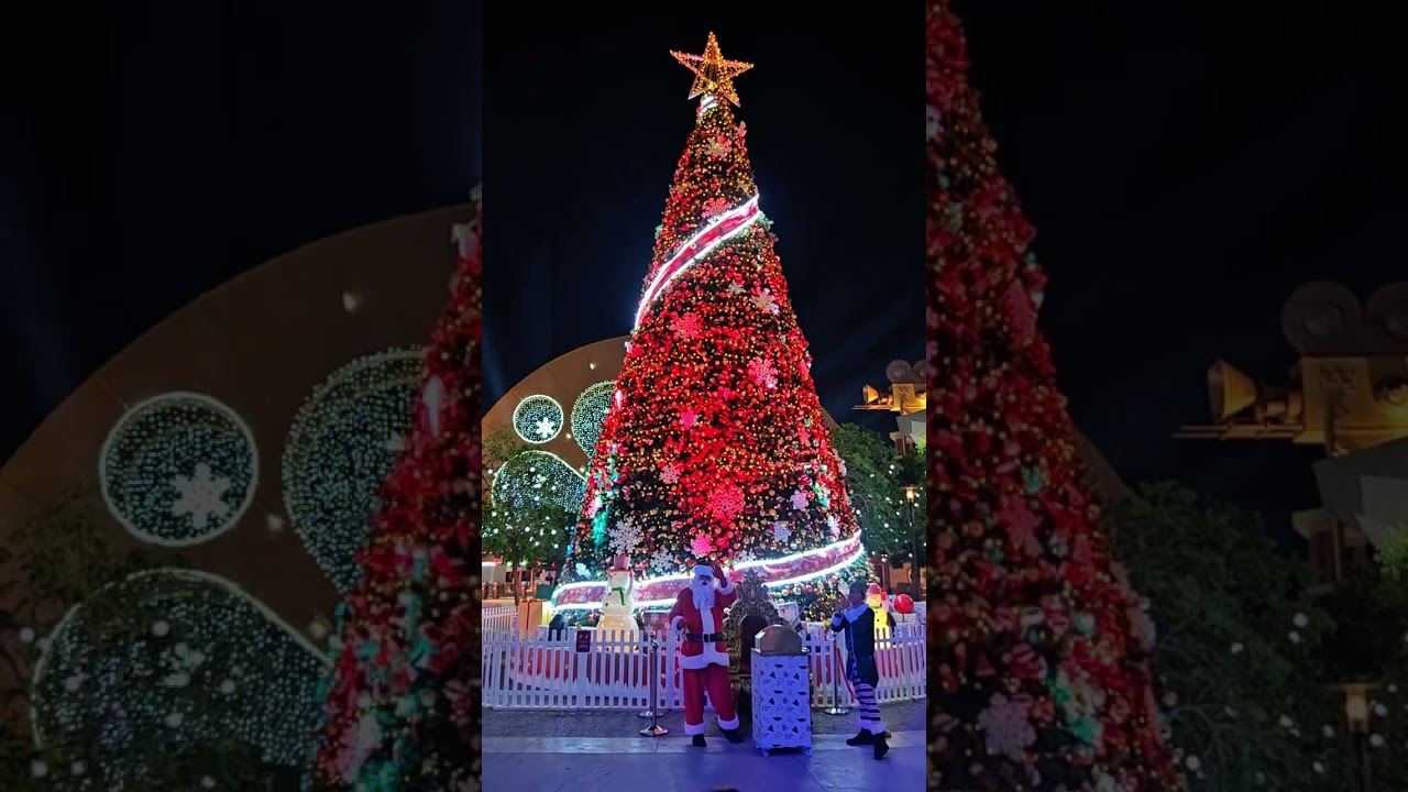 lighting tree ceremony Christmas at Motiongate Dubai - 09 January 2026
