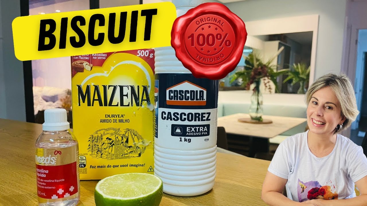RECEITA DA MASSA DE BISCUIT ORIGINAL ANNA MODUGNO | Porcelana Fria | passo a passo | Diy