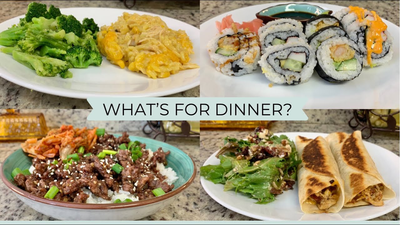 WHAT’S FOR DINNER? | EASY & BUDGET FRIENDLY | REALISTIC WEEKNIGHT MEALS | DINNER INSPIRATION