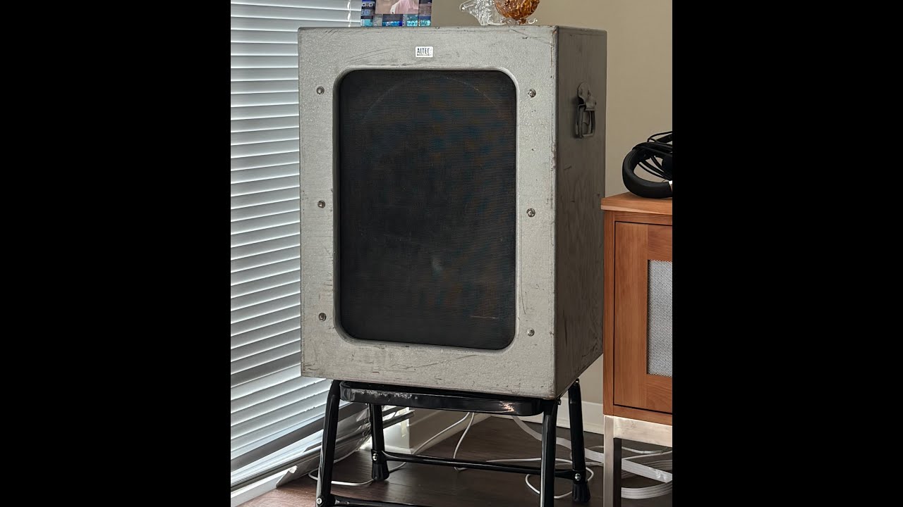 Tom's 1965 Altec 604E Super Duplex in original 614 cabinets and his 605s.