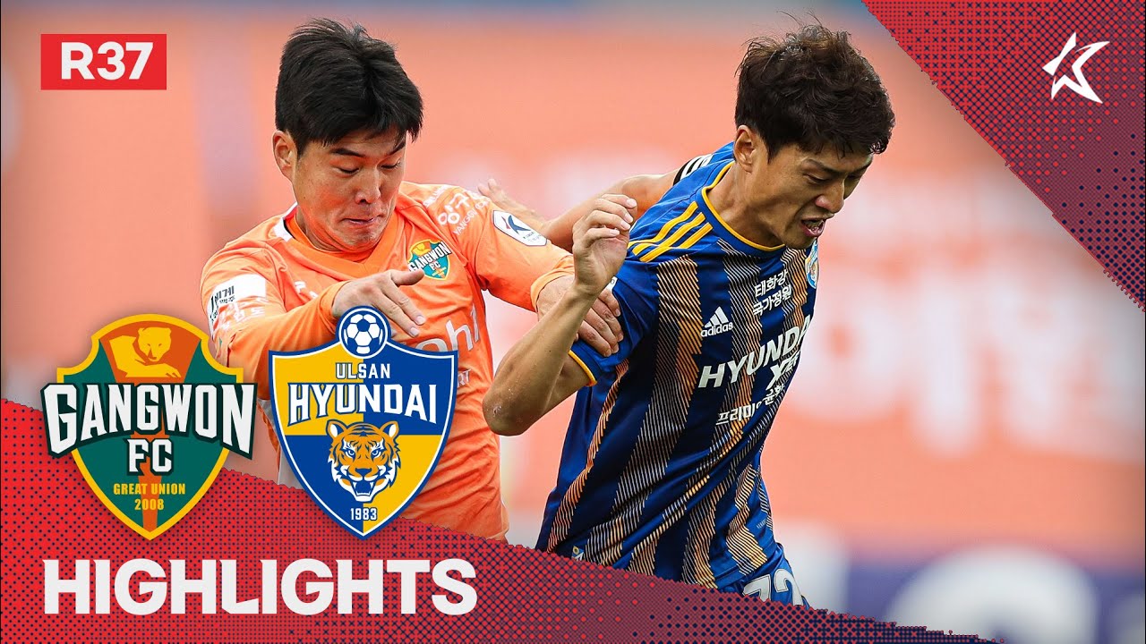 [하나원큐 K리그1] R37 강원 vs 울산 하이라이트 | Gangwon vs Ulsan Highlights (22.10.16)
