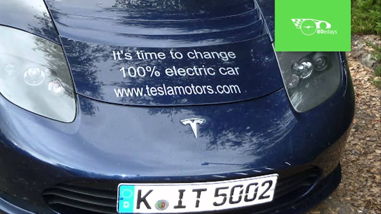 Tesla World 2015 Rafael De Mestre Around the world in 80 days in a Tesla Roadster (Short)