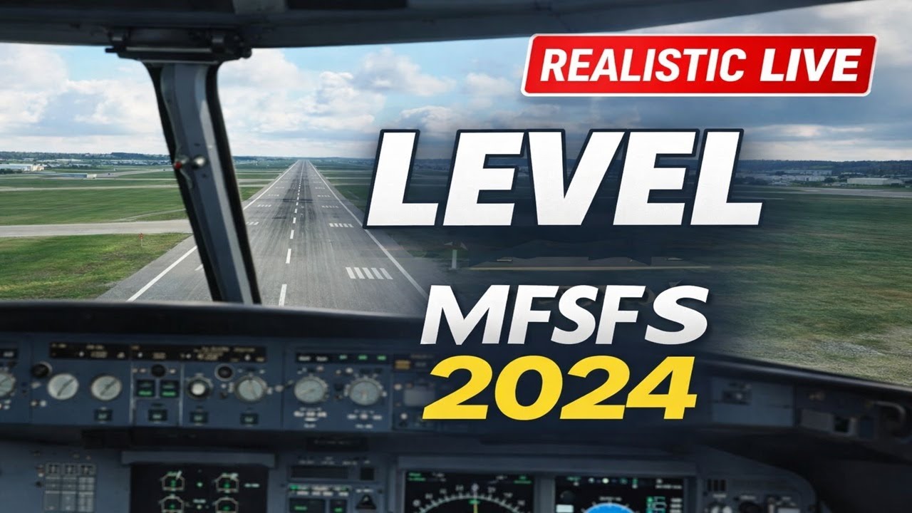 REALISTIC MSFS 2024 Career Mode LIVE – Perfect Landings | Lv 269