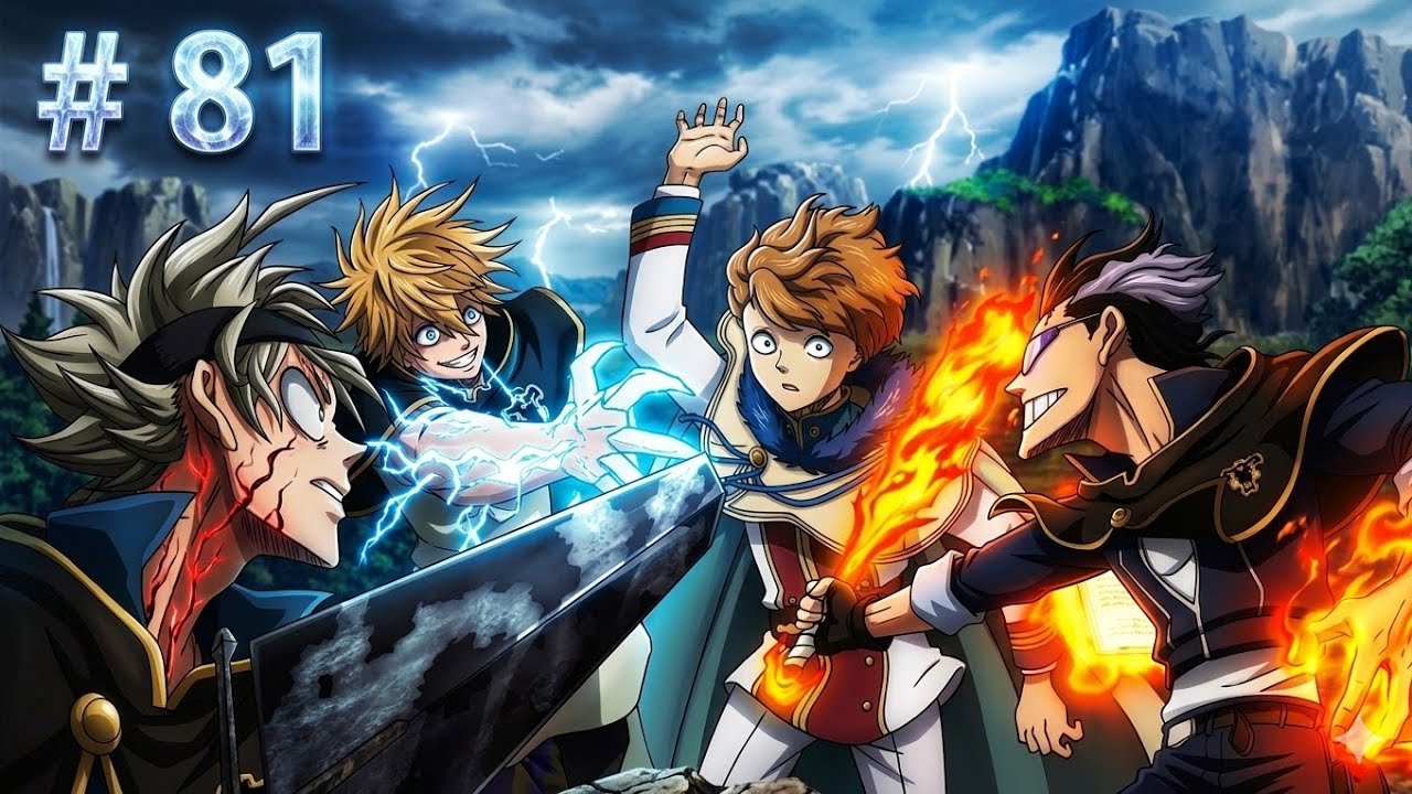 Clover black Ep81 1080p in Hindi I ongoing anime, anime explanation, black clover, weekly anime.