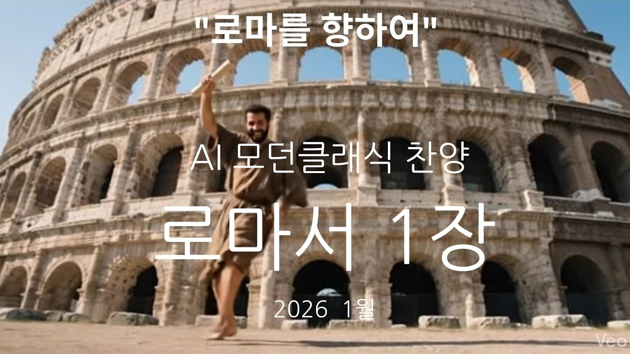 로마서 1장 찬양 연속듣기｜ 성경 전장 찬송 모음 ｜ AI 4K 고품격 클래식 합창