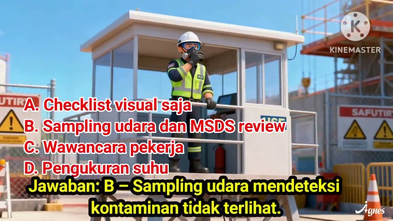 – Sampling udara mendeteksi kontaminan tidak terlihat.