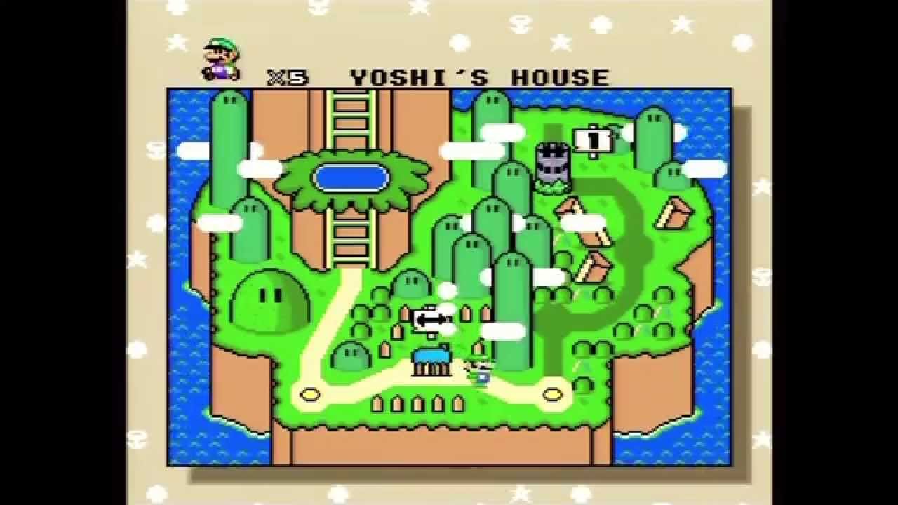 Super Mario World Two-Player Playthrough (Actual SNES Capture) - Yoshi's Island