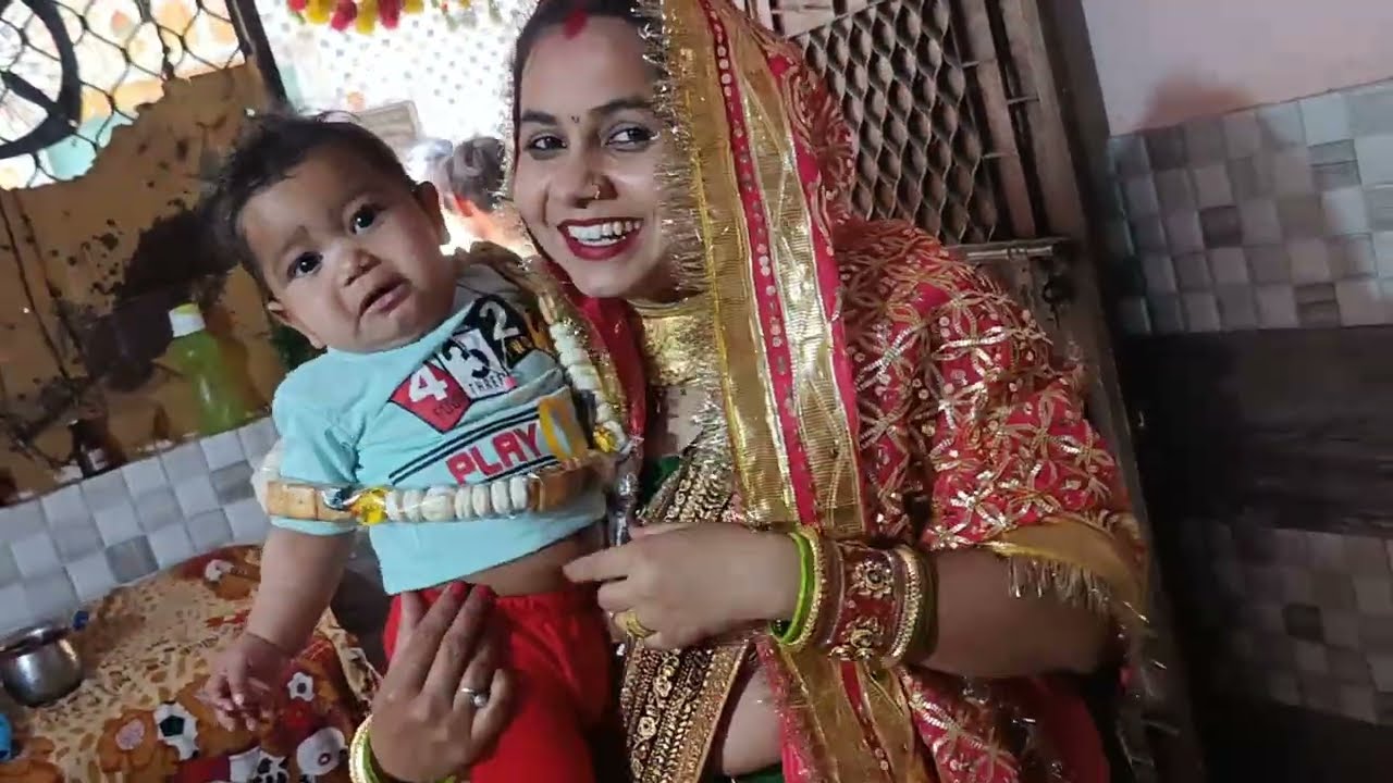 होली पर गए हम सब पूजा करने