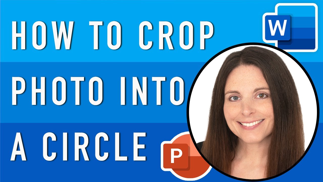 Crop Photo into Circle or Other Shapes in Word & PowerPoint - Crop a Picture to Fit in a Shape