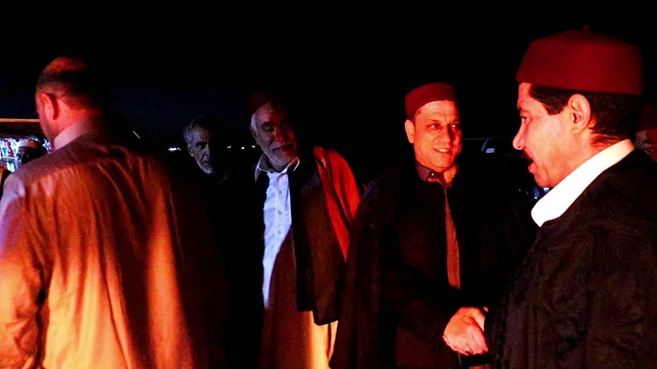 طبرق / منتجع العمدة ضيف/ لقاء أعيان البطنان بوفد رسمي من مصر بخصوص ملف الهجرة