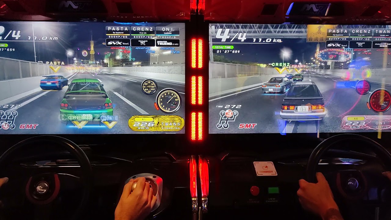 Wangan Midnight Maximum Tune 5 Chicago Batttle (Nagoya Map) - ONI VS TWANS VS PASTA VS CRENZ.