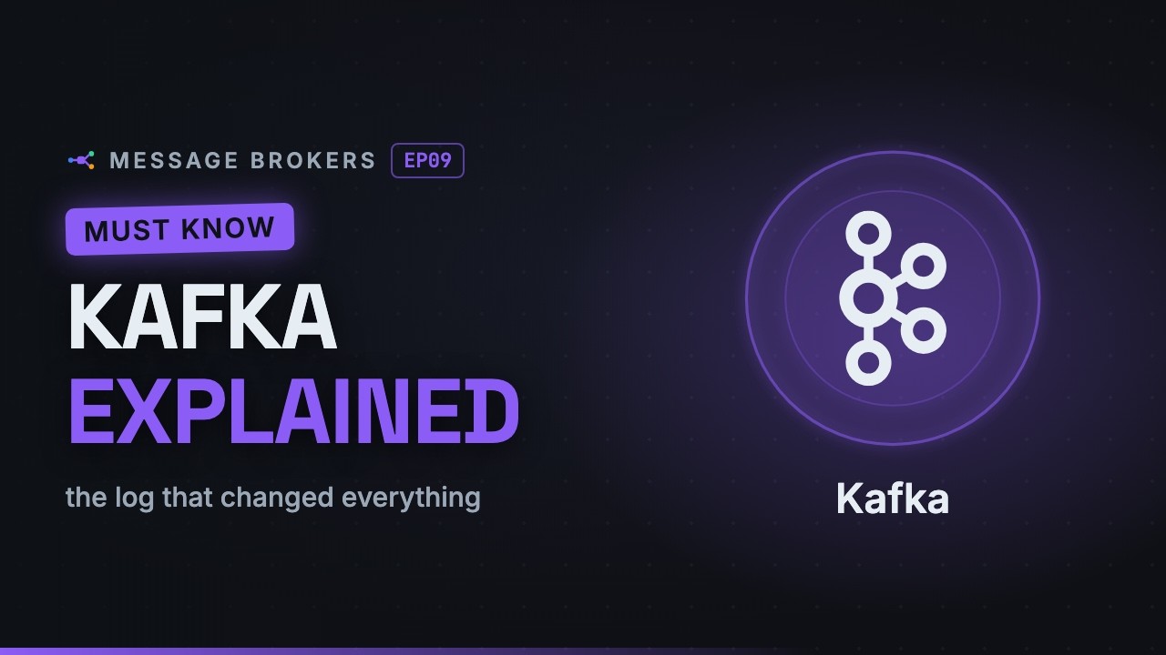 Apache Kafka Explained &mdash; The Log That Changed Everything | System Design