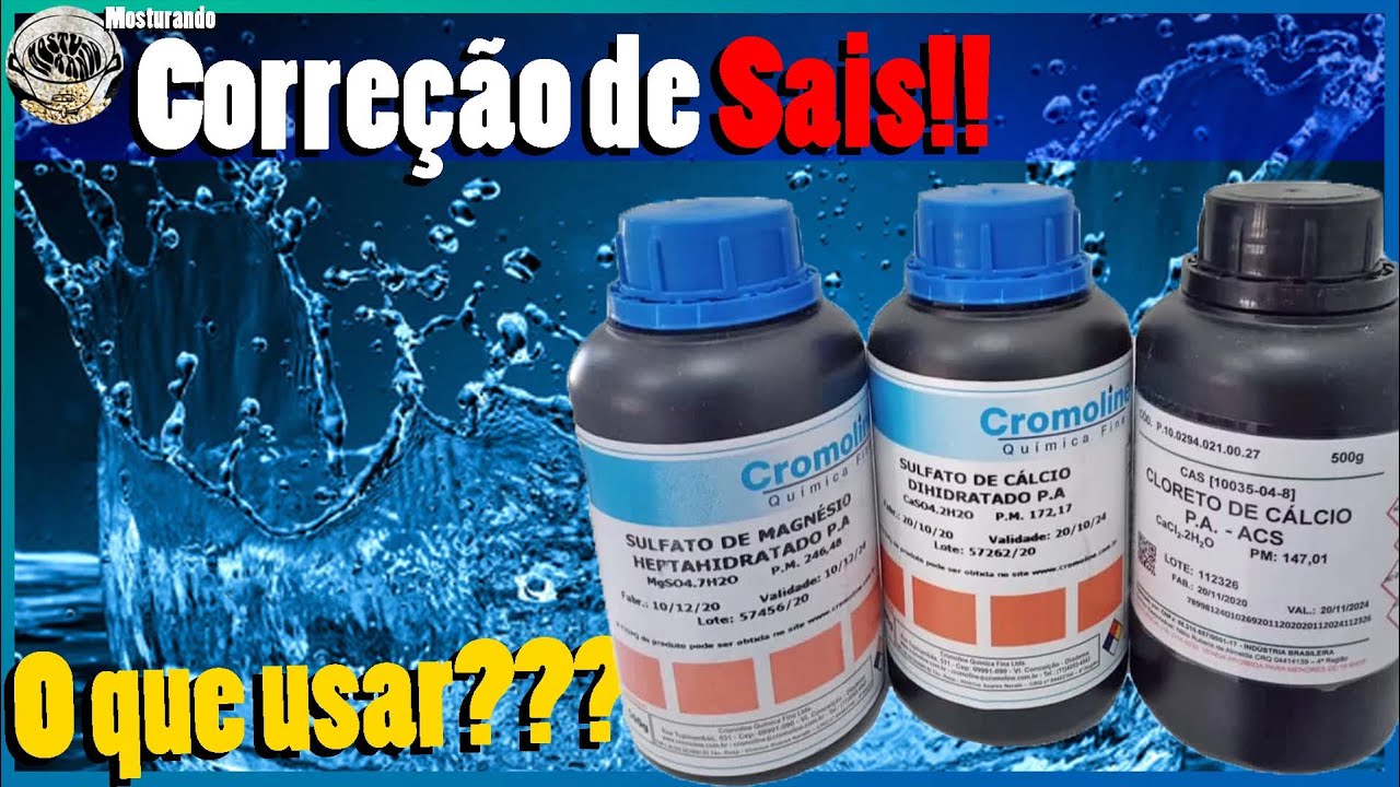 Quais SAIS e ÁGUA na sua CERVEJA??? -  SAL não É SÓ CHURRASCO?!!#2