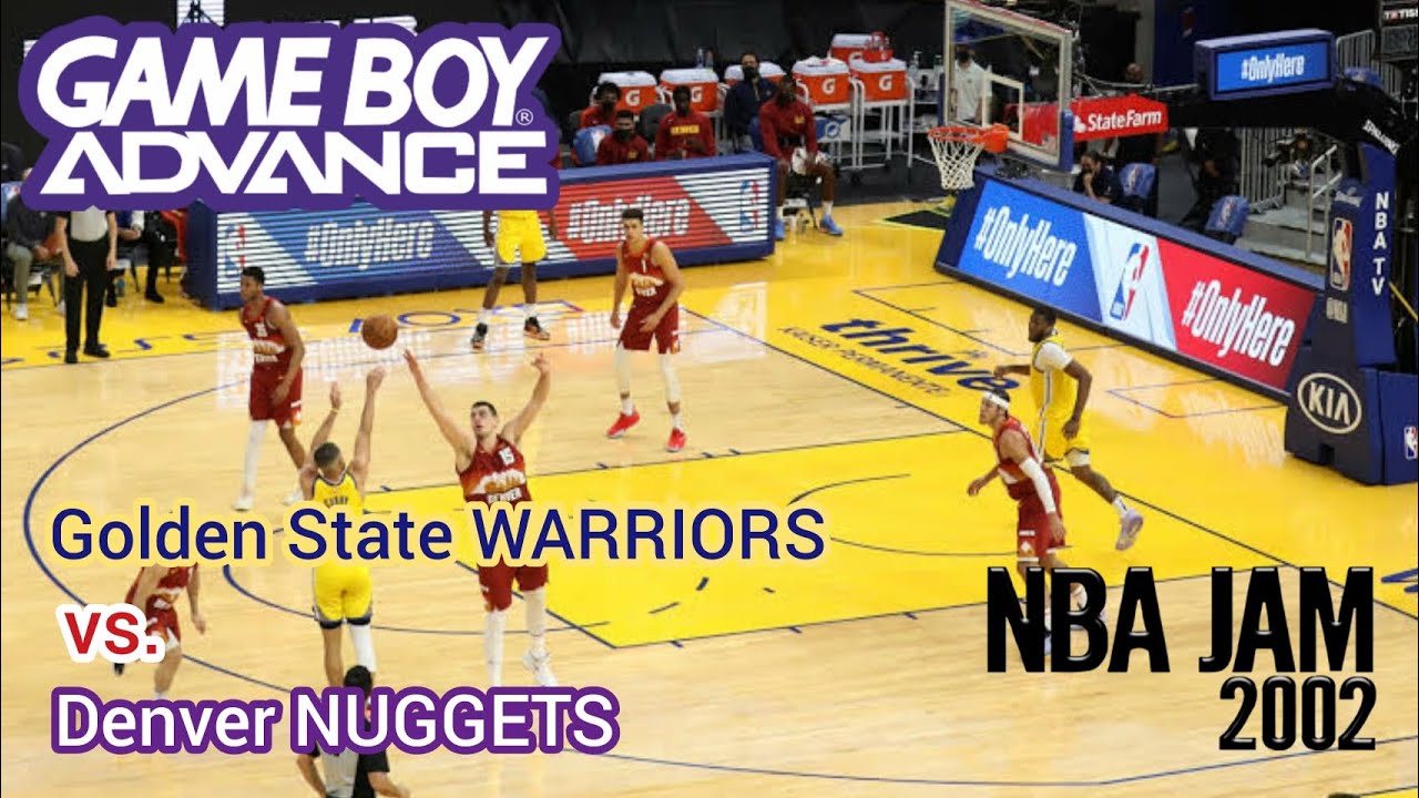 NBA Jam 2002 - Golden State Warriros vs. Denver Nuggets (GBA Game Longplay)